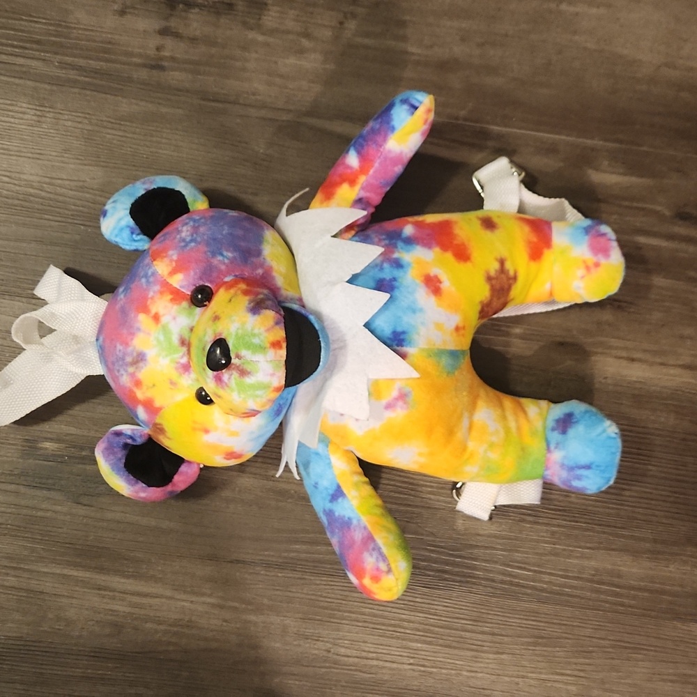 Bioworld tye dye grateful dead bear backpack